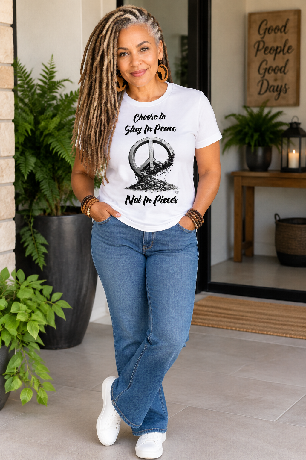 Choose To Stay In Peace, Not In Pieces (Short Sleeve T-Shirt)